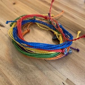 6 Pura Vida Rainbow Bracelets